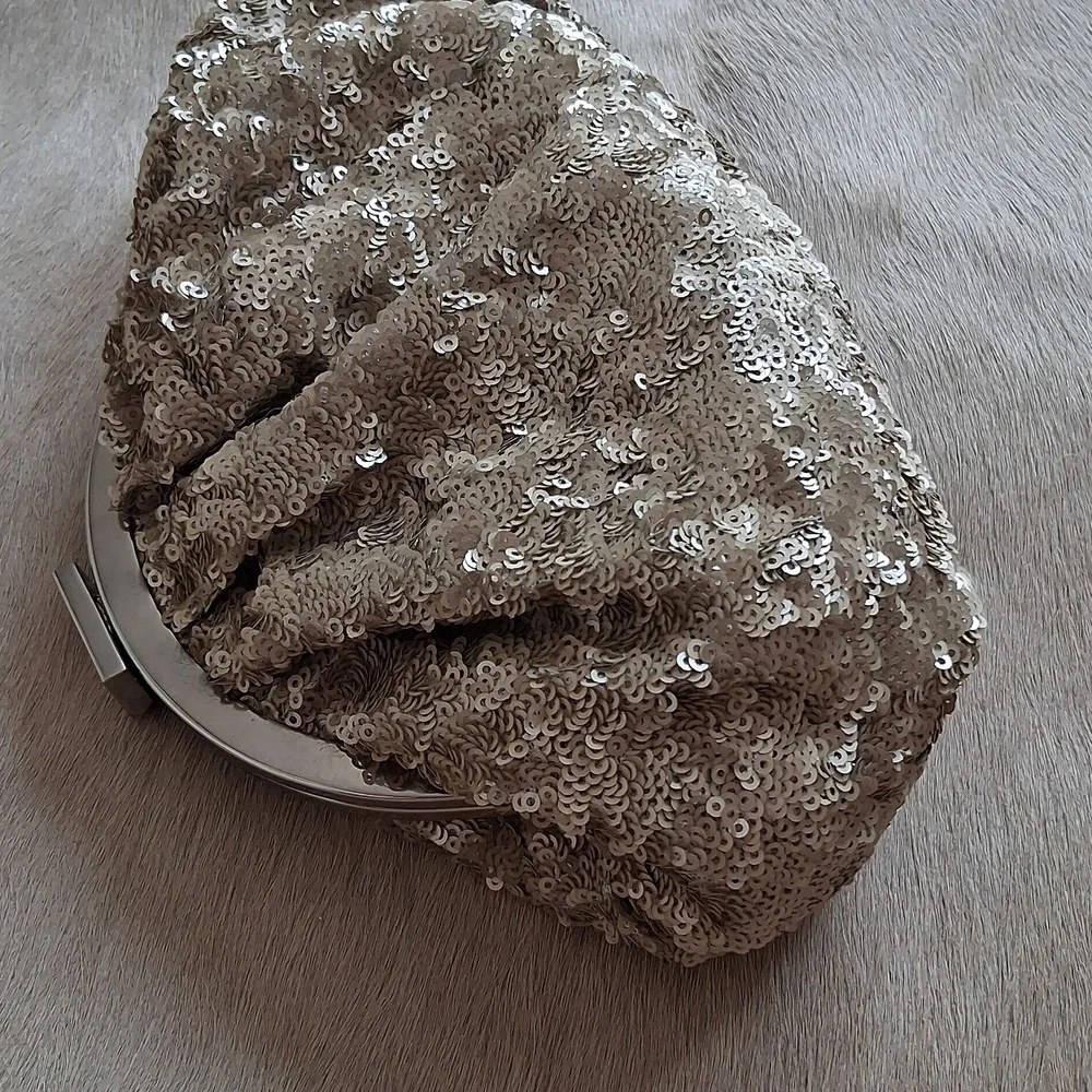 Glint Sequined Clutch